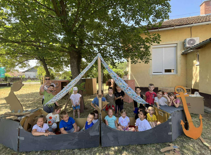 Kalóztábor a Sásastó Úti Óvodában 