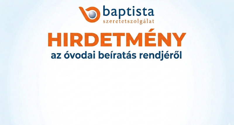 Hirdetmény az óvodai beíratás rendjéről